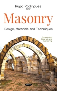 表紙画像: Masonry: Design, Materials and Techniques 9781536145328