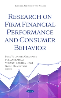 Cover image: Research on Firm Financial Performance and Consumer Behavior 9781536181531