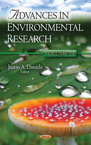 Cover image: Advances in Environmental Research. Volume 73 9781536181678