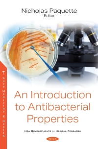 Cover image: An Introduction to Antibacterial Properties 9781536183054