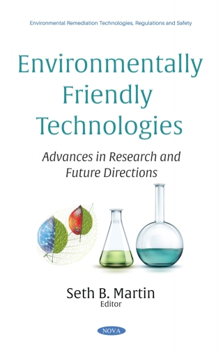 Imagen de portada: Environmentally Friendly Technologies: Advances in Research and Future Directions 9781536184006