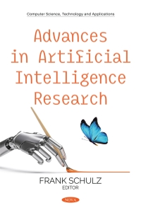 Cover image: Advances in Artificial Intelligence Research 9781536185690