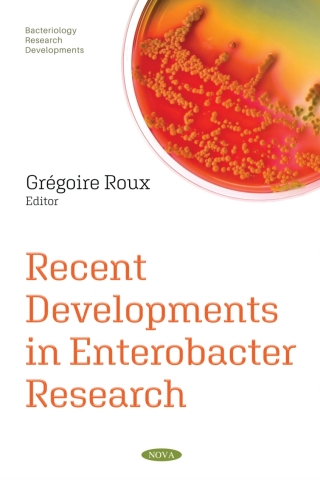 Imagen de portada: Recent Developments in Enterobacter Research 9781536186154