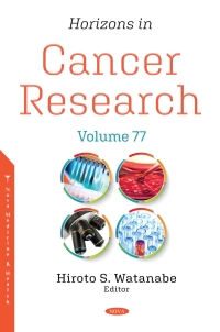 Imagen de portada: Horizons in Cancer Research. Volume 77 9781536187175