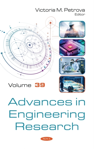 Titelbild: Advances in Engineering Research. Volume 39 9781536187144