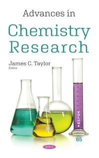 Cover image: Advances in Chemistry Research. Volume 65 9781536187113