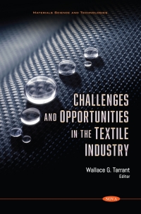 Titelbild: Challenges and Opportunities in the Textile Industry 9781536187700