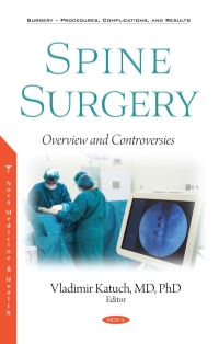 Imagen de portada: Spine Surgery: Overview and Controversies 9781536187533