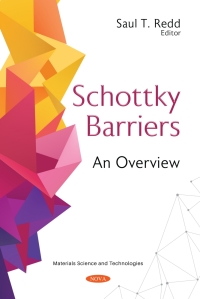 Imagen de portada: Schottky Barriers: An Overview 9781536186819