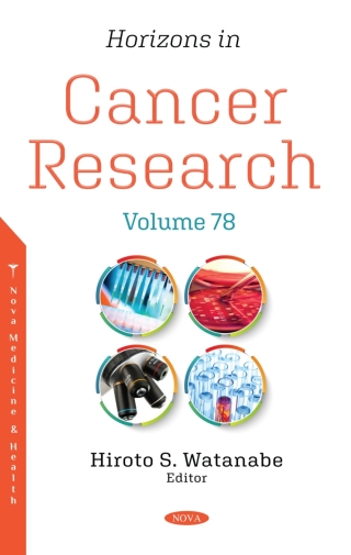 Imagen de portada: Horizons in Cancer Research. Volume 78 9781536187731