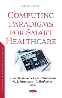 Cover image: Computing Paradigms for Smart Healthcare 9781536186192