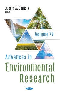 Imagen de portada: Advances in Environmental Research. Volume 79 9781536188790