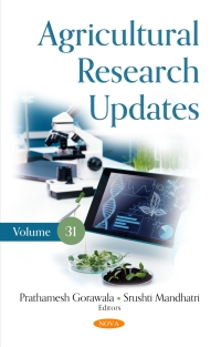 Omslagafbeelding: Agricultural Research Updates. Volume 31 9781536188813