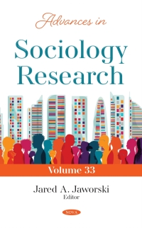 Cover image: Advances in Sociology Research. Volume 33 9781536189315