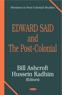 Imagen de portada: Edward Said and the Post-Colonial 9781536190670