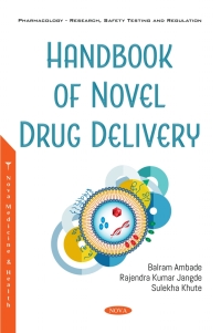 Cover image: Handbook of Novel Drug Delivery 9781536190755