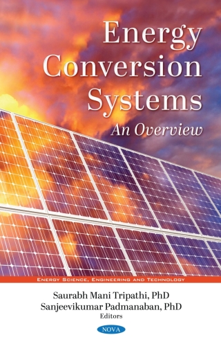 表紙画像: Energy Conversion Systems: An Overview 9781536191318