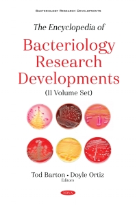 Omslagafbeelding: The Encyclopedia of Bacteriology Research Developments (11 Volume Set) 9781536192407