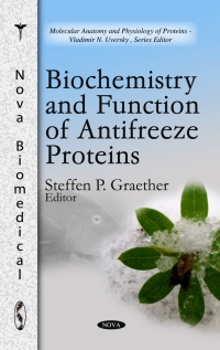 Cover image: Biochemistry and Function of Antifreeze Proteins 9781616682651