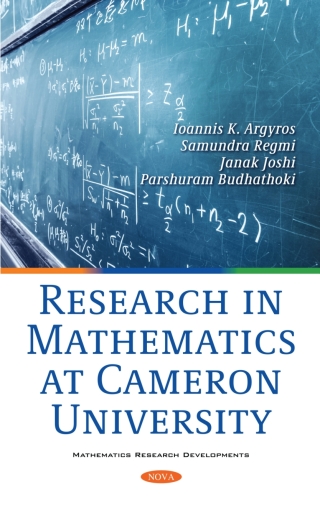 表紙画像: Research in Mathematics at Cameron University 9781536194173