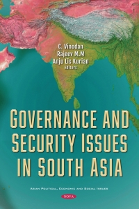 Cover image: Governance and Security Issues in South Asia 9781536194616