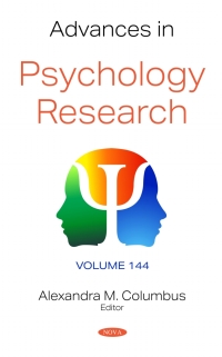 Imagen de portada: Advances in Psychology Research. Volume 144 9781536195422