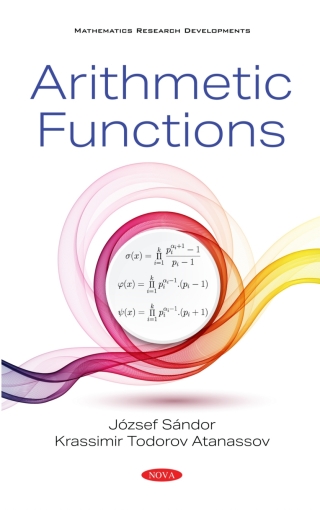 Cover image: Arithmetic Functions 9781536194753
