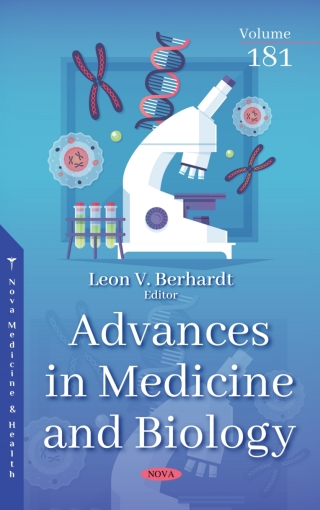 Cover image: Advances in Medicine and Biology. Volume 181 9781536197471