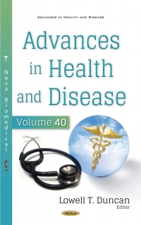 Cover image: Advances in Health and Disease. Volume 40 9781536197884