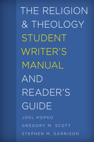 Titelbild: Religion and Theology Student Writer's Manual and Reader's Guide 9781538100943