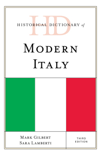 Imagen de portada: Historical Dictionary of Modern Italy 3rd edition 9781538102534