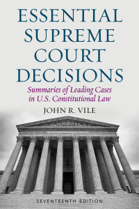 Titelbild: Essential Supreme Court Decisions 17th edition 9781538111956