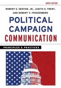 表紙画像: Political Campaign Communication 9th edition 9781538112601