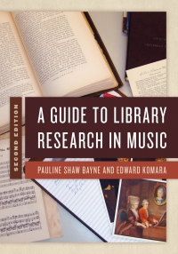 Titelbild: A Guide to Library Research in Music 2nd edition 9781538113387