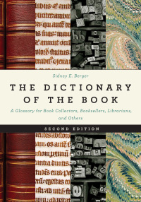 Titelbild: The Dictionary of the Book 2nd edition 9781538151327