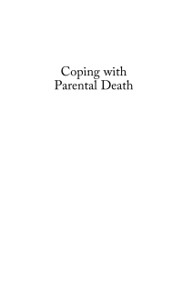 Cover image: Coping with Parental Death 9781538154892