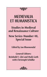 Omslagafbeelding: Medievalia et Humanistica, No. 48 9781538177853