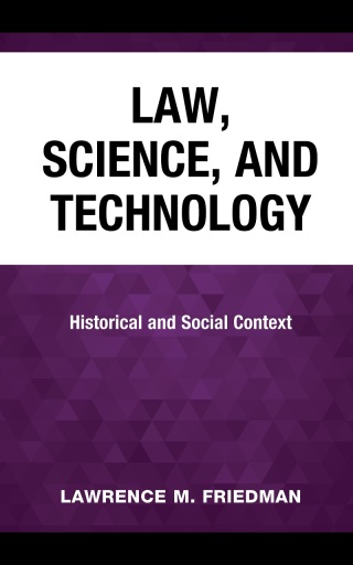 Cover image: Law, Science, and Technology 1st edition 9781538178829
