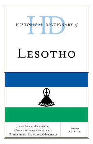 Cover image: Historical Dictionary of Lesotho 3rd edition 9781538187685