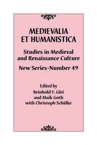 Cover image: Medievalia et Humanistica, No. 49 9781538191743