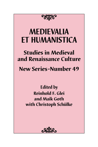Cover image: Medievalia et Humanistica, No. 49 9781538191743