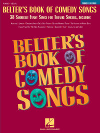 表紙画像: Belter's Book of Comedy Songs 9780634009785