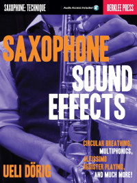 Imagen de portada: Saxophone Sound Effects 9780876391273
