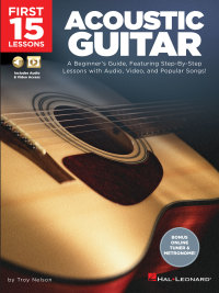 Imagen de portada: First 15 Lessons - Acoustic Guitar 9781540002914