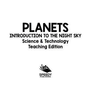 Cover image: Planets | Introduction to the Night Sky | Science & Technology Teaching Edition 9781683056348