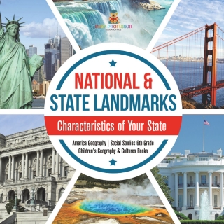 Titelbild: National & State Landmarks | Characteristics of Your State | America Geography | Social Studies 6th Grade | Children's Geography & Cultures Books 9781541950085