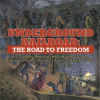 Omslagafbeelding: Underground Railroad : The Road to Freedom | U.S. Economy in the mid-1800s | History of Slavery | History 5th Grade | Children's American History of 1800s 9781541950429