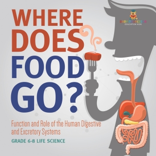 Cover image: Where Does Food Go? Function and Role of the Human Digestive and Excretory Systems | Grade 6-8 Life Science 9781541991323