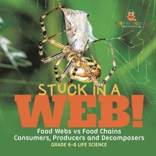 Cover image: Stuck in a Web! Food Webs vs Food Chains | Consumers, Producers and Decomposers | Grade 6-8 Life Science 9781541991408