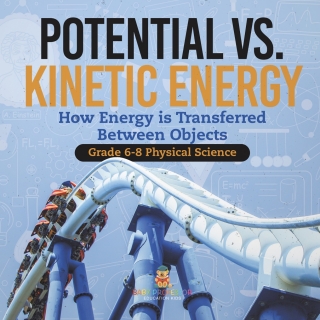 صورة الغلاف: Potential vs. Kinetic Energy | How Energy is Transferred Between Objects | Grade 6-8 Physical Science 9781541994973